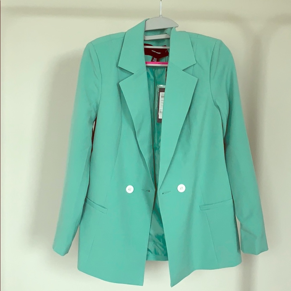 Vero Moda Career Jacket, Mint, Size 4